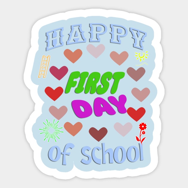 Happy First Day Of School Sticker by YeaLove